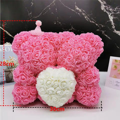 Teddy Bear Rose Flower Artificial Decoration