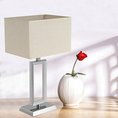 Modern luxury European stainless steel table lamp