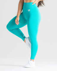 Power Seamless Leggings | Ceramic Turquoise