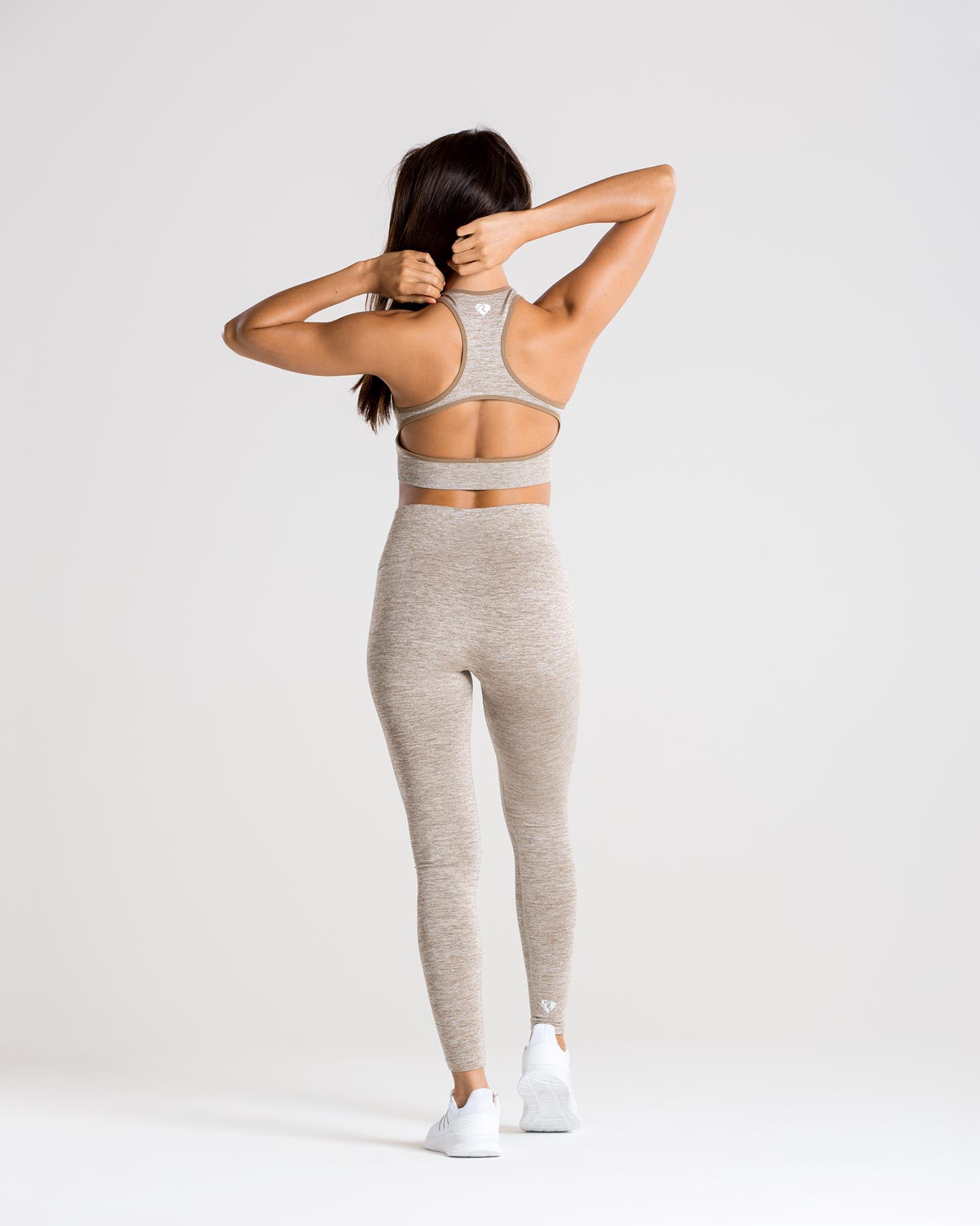 Move Seamless Leggings | Brown Grey Marl