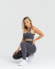 Move Seamless Sports Bra | Stone Grey Solid