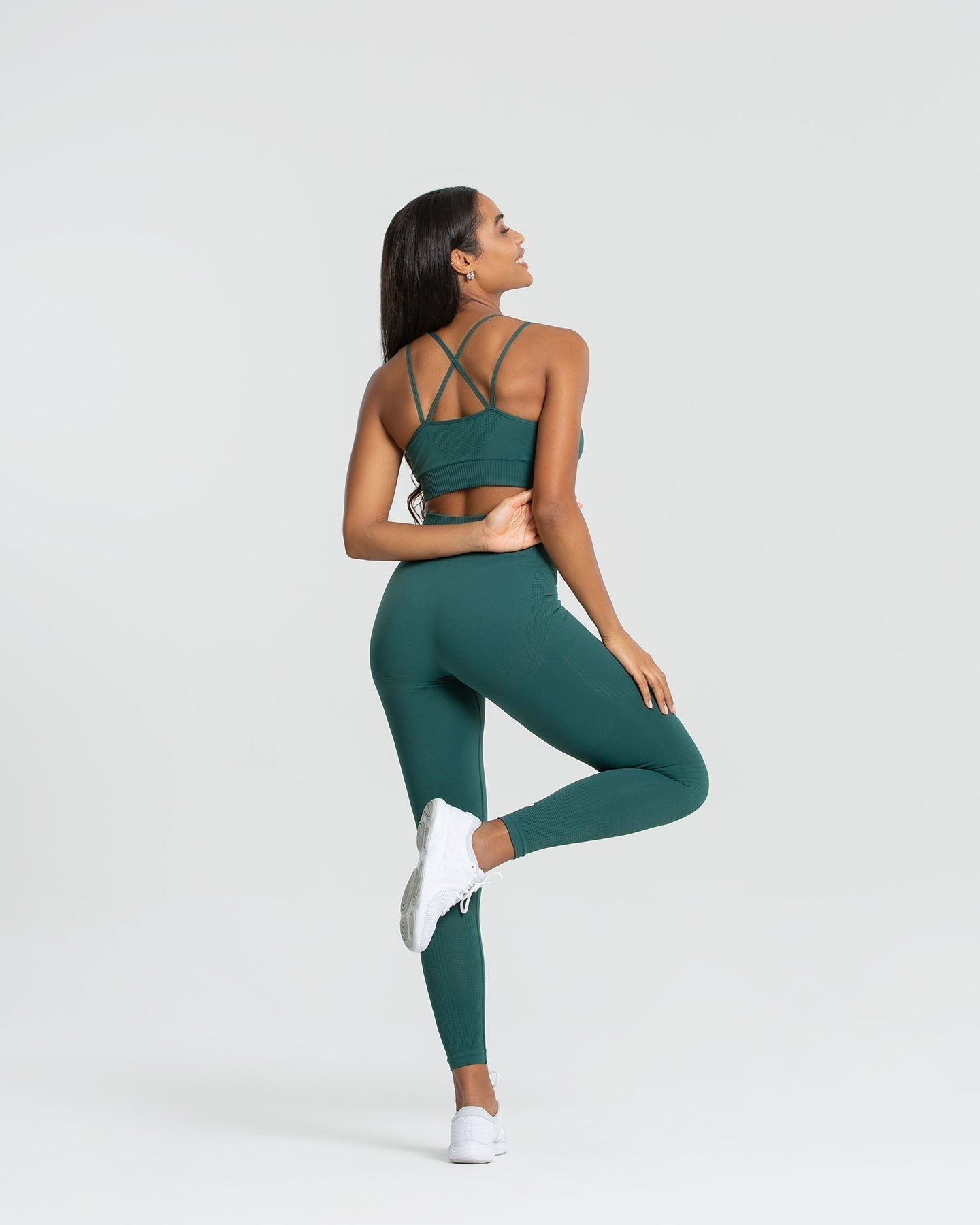 Power Seamless Leggings | Forest Green