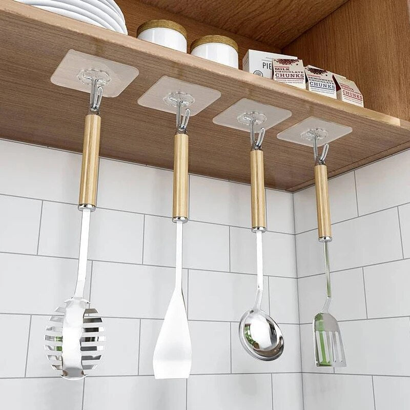 Kitchen transparent hooks