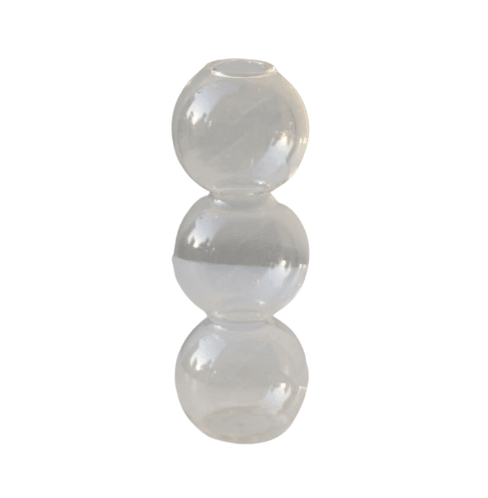 Crystal Glass Bubble Vase