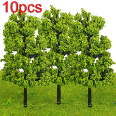 20/70pcs Plastic Model Train Artificial Miniature Tree Scenery Railroad Decoration Building Landscape Accessories Toys for Kids