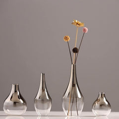 Silver Lining Glass Vase