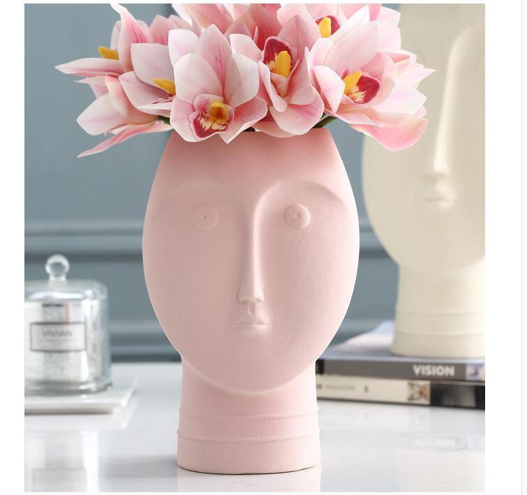 About Face Ceramic Vases