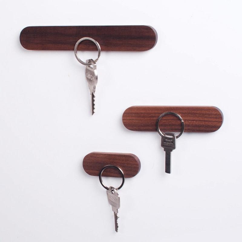 Magnetic Wooden Wall Key Holder