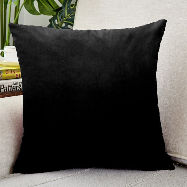 Cushion Cover Velvet Decoration Pillows For Sofa