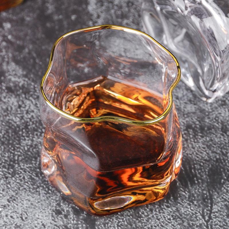 Distort Texture Whisky Glass 2-Piece Set