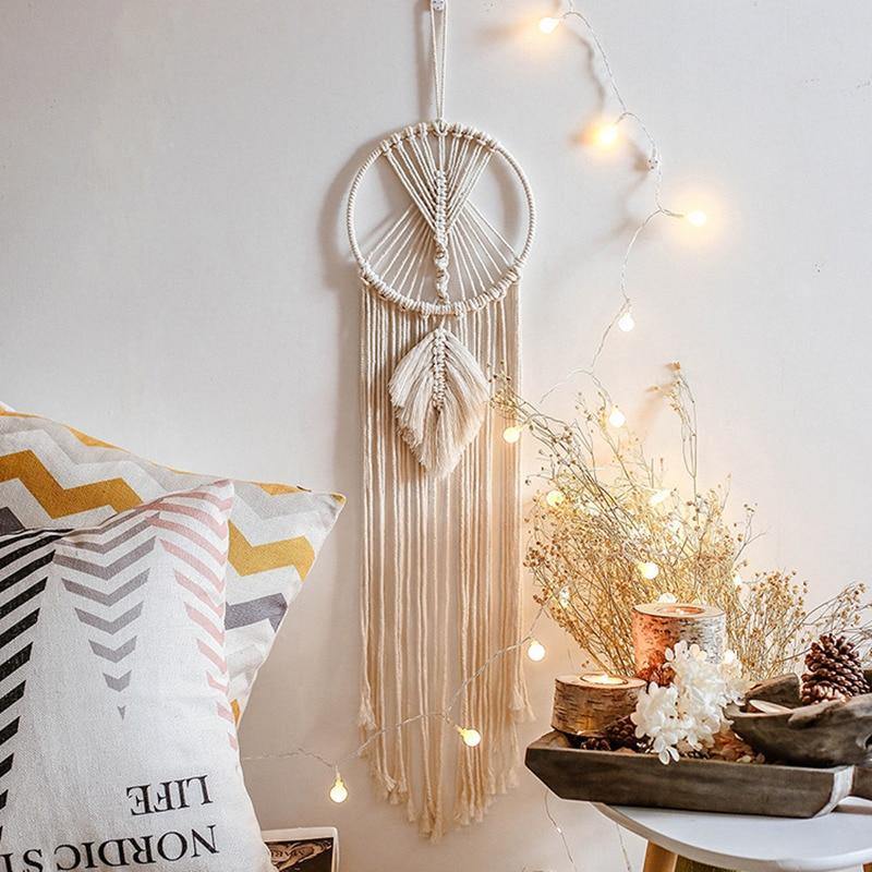 Night Sky Macrame Dreamcatcher Hanging Tapestry Dreamcatcher | Sage & Sill