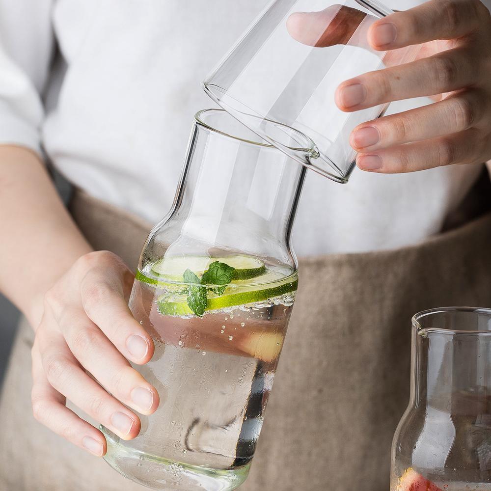 Glass Carafe & Tumbler Set