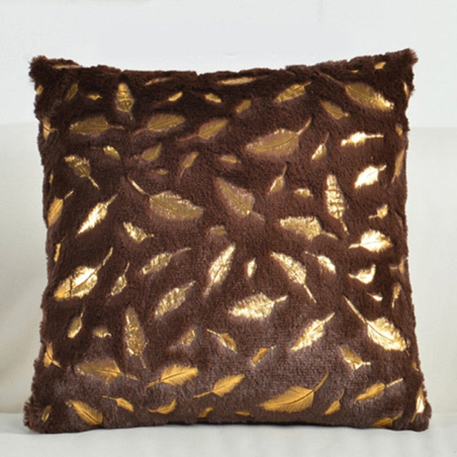 Fashion Feather Fur Decorative Cushion Cover