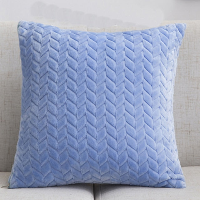 Fashion Feather Fur Decorative Cushion Cover