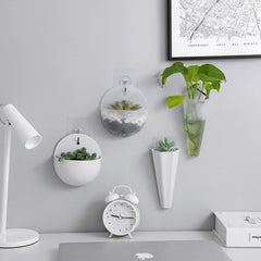 Geometric Hanging Wall Planter