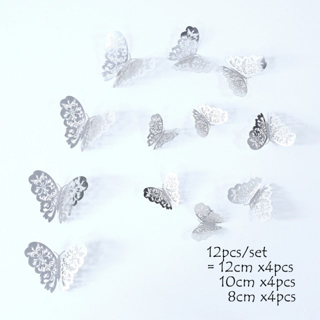 Hollow Butterfly Wall Sticker DIY Home Decoration