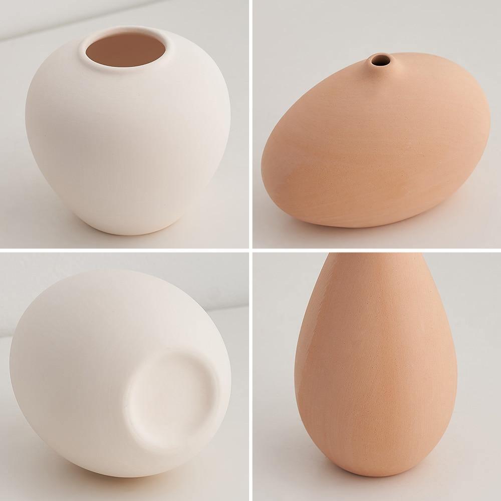 Shades of Neutral Ceramic Vases