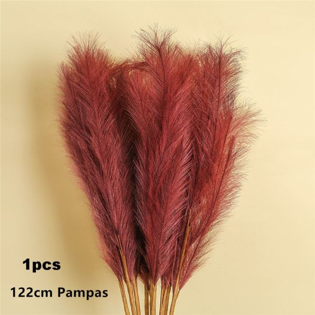 Artificial Pampas Grass Branch Flower