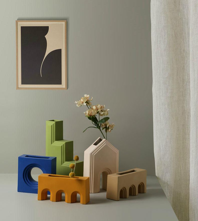 Lego House Ceramic Accent Vase