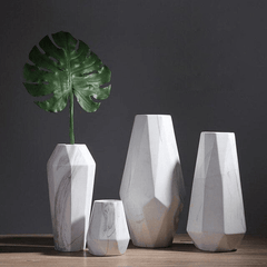 Geometric Marble Vases